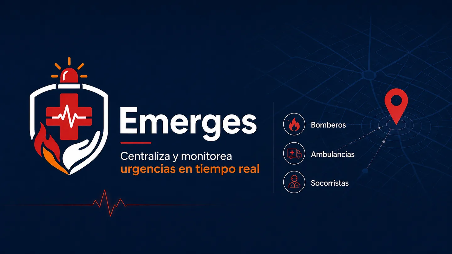 Emerges centraliza y monitorea urgencias en tiempo real para bomberos, ambulancias y socorristas